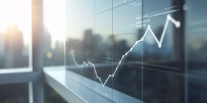 arafed-graph-glass-wall-with-city-background-generative-ai (1)